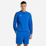 Umbro Drill Top Panelled Sweat Regal Blue / Estate Blue