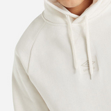 Umbro Small Logo Hoodie White Sand