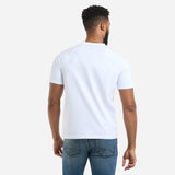 Umbro Mens Brilliant White - Adult Small Logo Tee