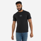 Umbro Mens Black - Adult Small Logo Tee