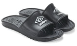 Umbro Mens Black / White - Adult TT Shower Slides