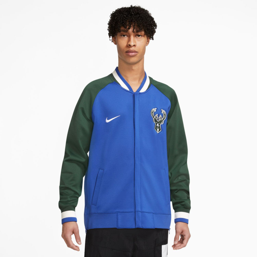 NIKE DRI-FIT NBA MILWAUKEE BUCKS SHOWTIME CITY EDITION JACKET â LondonShop Maroc