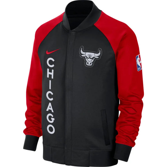 Chicago Bulls Showtime City Edition Men's Nike Dri-FIT Full-Zip Long-Sleeve Jacket