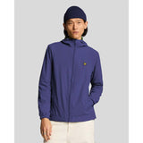 Lyle And Scott Water Resistant Hooded Jacket in Purple