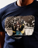Weekend Offender High Graphic T-Shirt dark blue