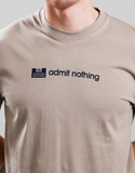 Weekend Offender Admit Nothing T-Shirt Dark Stone/Navy