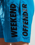 Weekend Offender Chapeco Swim Shorts Bright Aqua/Navy