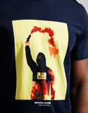 Weekend Offender Flare T-shirt Navy