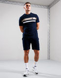 Weekend Offender Golding T-Shirt Navy/Dark Stone/White