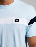 Weekend Offender Le Carre T-Shirt Pale Blue/White/Navy
