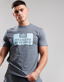 Weekend Offender McMoney T-Shirt Tin/Pale Blue