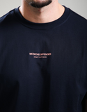 Weekend Offender Millergrove T-Shirt Navy/Coral