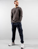 Weekend Offender Platinum Knitted Jumper Dark Charcoal