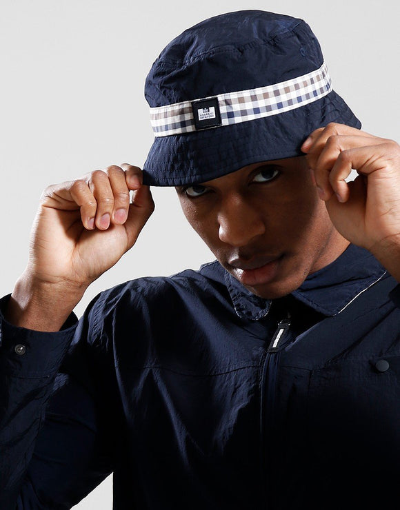 Weekend Offender Queensland Check Bucket Hat in Multi Check