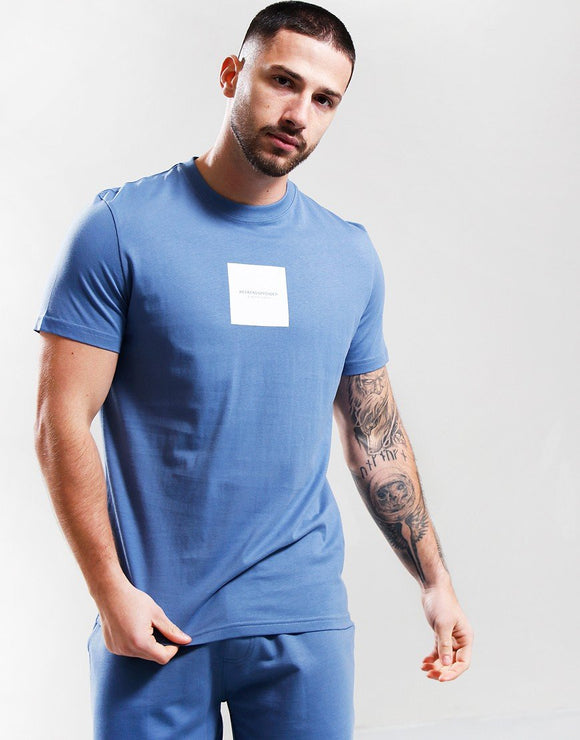 Weekend Offender Tagua T-Shirt Cirrus Blue/White