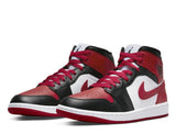 Air Jordan 1 Mid "Bred Toe"
