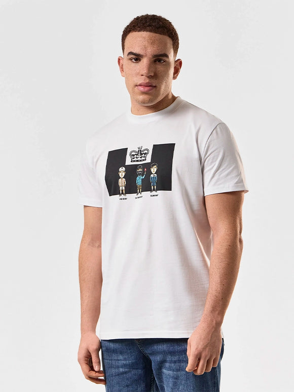 Weekend Offender Seventy-Two Graphic T-Shirt - WHITE