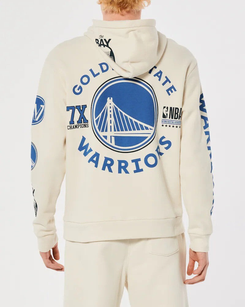 Hollister Relaxed Golden State Warriors Print Graphic Hoodie – LondonShop  Maroc