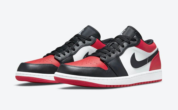 Nike air Jordan 1 Low Bred ToE Shoes