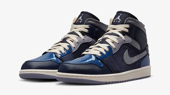 Air Jordan 1 Mid SE Obsidian Shoes