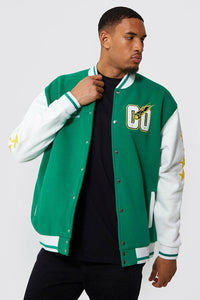 MAN OFFICIAL BADGE VARSITY BOMBER