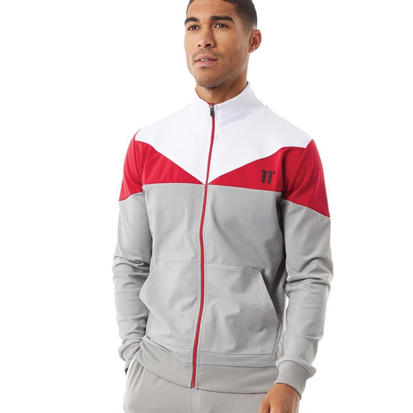 11 Degrees Mens Cut And Sew Poly Track Top